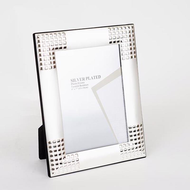 ESTHETI home Κορνίζα Μεταλλική Επάργυρη Ασημί 13x18cm 7