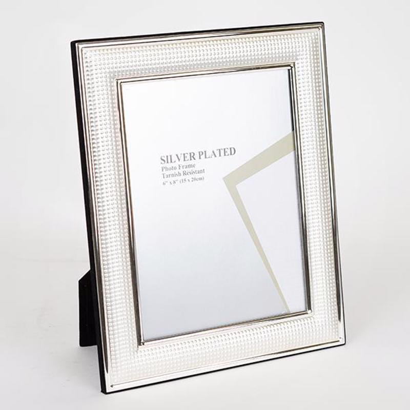 ESTHETI home - ΣΗΜΑΝΤΙΚΟ: Σε περίπτωση διαφοράς τιμής από το κατάστημα ισχύει παντα και μόνο η τιμή του καταστήματος ESTHETI home Κορνίζα Μεταλλική Επάργυρη Ασημί 15x20cm 7