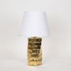 ESTHETI home Epitrapezio Fotistiko Keramiko Xruso me Lefko ufasmatino Kapelo F25x40cm 757-10092