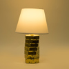 ESTHETI home Epitrapezio Fotistiko Keramiko Xruso me Lefko ufasmatino Kapelo F25x40cm 757-10092