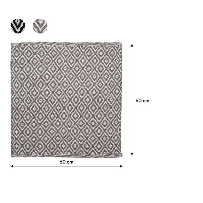 Sealskin Trellis 60x60 grey πατάκι μπάνιου Sealskin Trellis 60x60 grey pataki baniou