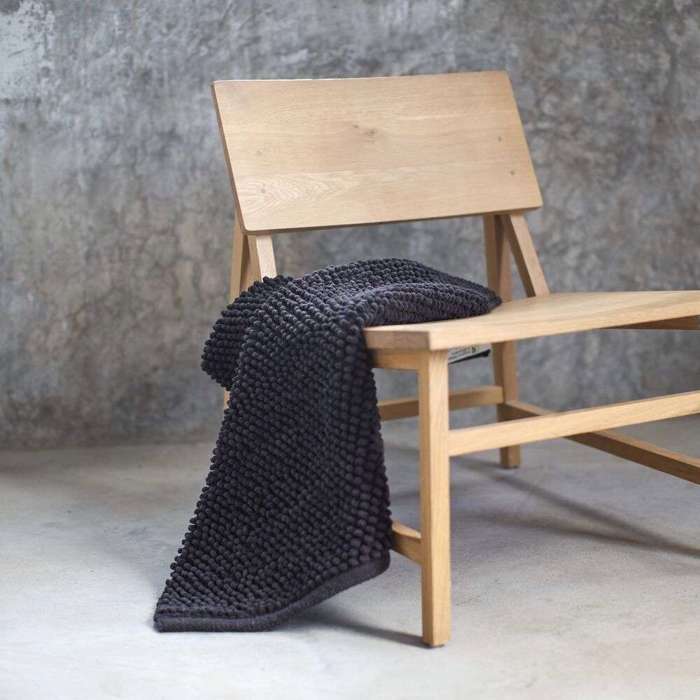 Sealskin Delhi 60x90 dark grey pataki baniou