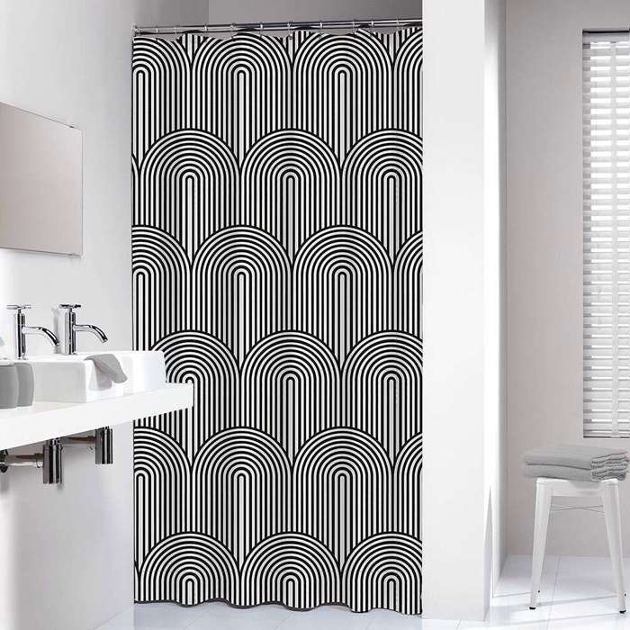 Sealskin Brave 180x200 black kourtina baniou plastiki