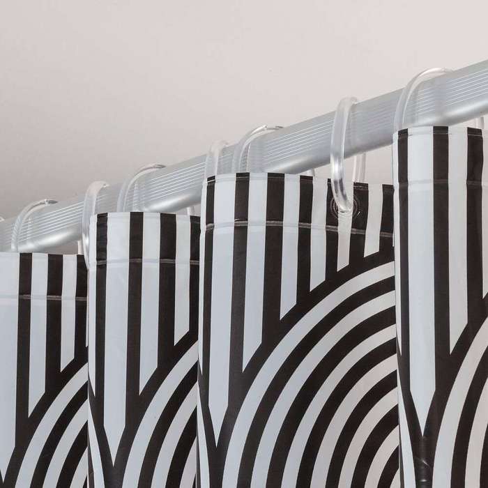 Sealskin Brave 180x200 black kourtina baniou plastiki
