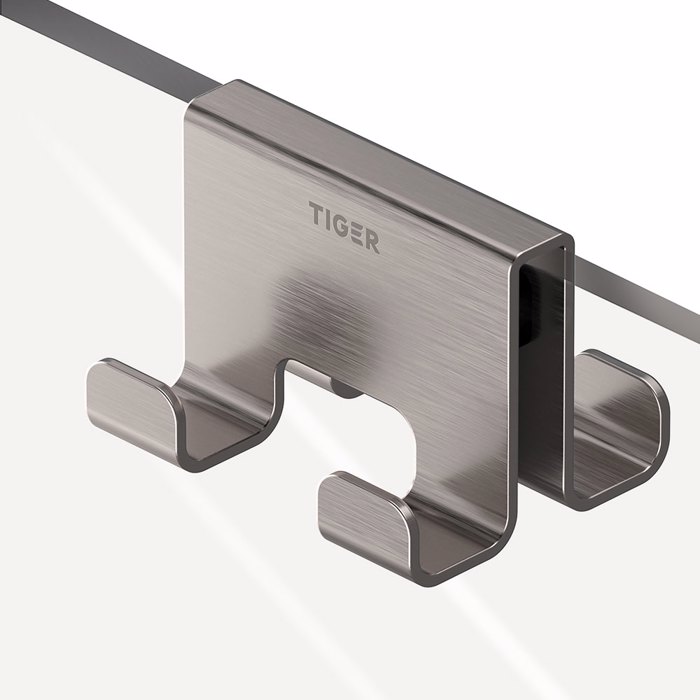 Tiger Caddy Άγκιστρο Τετραπλό 6-8 mm Brushed stainless steel 800295 Tiger Caddy Aggistro Tetraplo 6-8 mm Brushed stainless steel 800295
