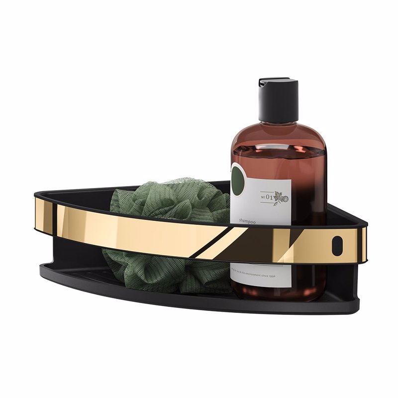 Tiger Cooper Ράφι Γωνιακό 21 cm Black / Polished gold 8