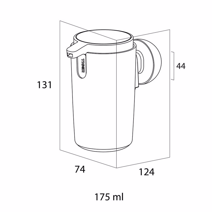 Tiger Cooper Doxeio Kremosapounou Epitoixio 175 ml Black / Polished gold 800564