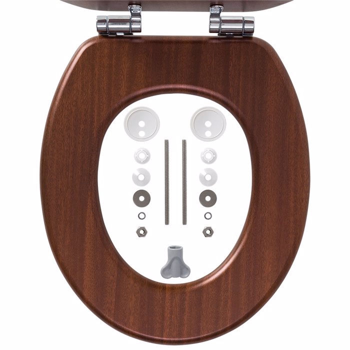 Tiger Douglas Καπάκι Λεκάνης MDF Walnut 800612 Tiger Douglas Kapaki Lekanis MDF Walnut 800612