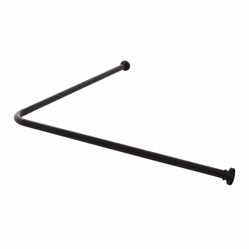 Sealskin 90x90 Φ28mm black βραχίονας μπάνιου γωνιακός 800619