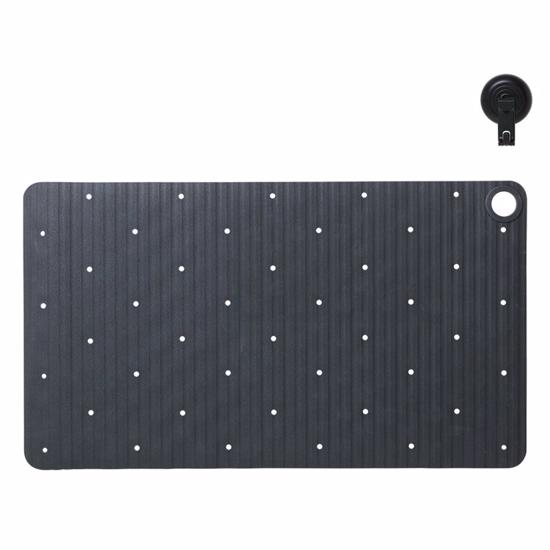 Sealskin Ribb Αντιολισθητικό Πατάκι 40x70cm Anthracite with Black Hook 800624