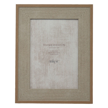 Ankor Κορνίζα Πλαστική 15x20cm Καφέ με Ξύλινη Όψη (13514-6)