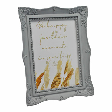 Ankor Κορνίζα Πλαστική 15x20cm Γκρι Αντικέ (160114-6)