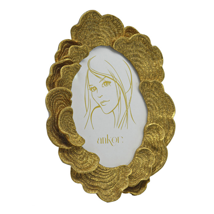 Ankor Korniza Obal Poluesteriki 13x18cm me Xrusa Anagufa Sxedia (24343-5)