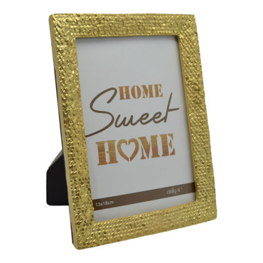 Ankor Κορνίζα Πολυεστερική 13x18cm Χρυσή Αντικέ (33019-5)