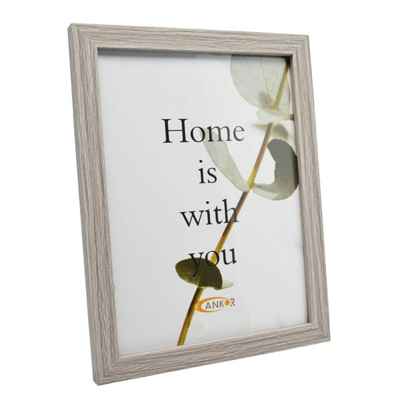 Ankor Κορνίζα Ξύλινη 20x25cm Γκρι (51032-8)