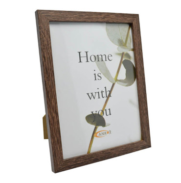 Ankor Κορνίζα Ξύλινη 13x18cm Καφέ (51033-5)