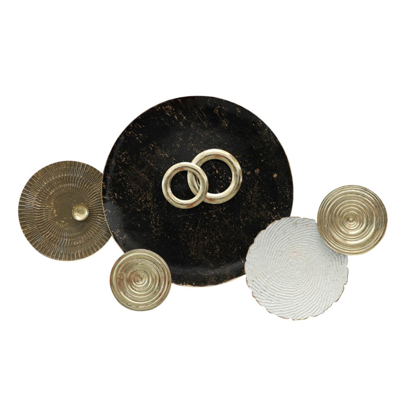 Ankor Διακοσμητικό Τοίχου ''Κύκλοι'' Μεταλλικό 119.4x6.