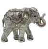 Ankor Diakosmitikos Elefantas Resin Asimi 18x7.5x14cm 815166