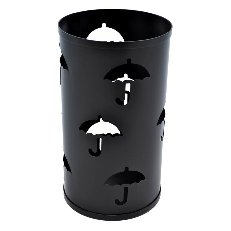 Ankor - ΣΗΜΑΝΤΙΚΟ: Σε περίπτωση διαφοράς τιμής από το κατάστημα ισχύει παντα και μόνο η τιμή του καταστήματος Ankor Ομπρελοθήκη Μεταλλική Μαύρη Φ24x42cm 821372