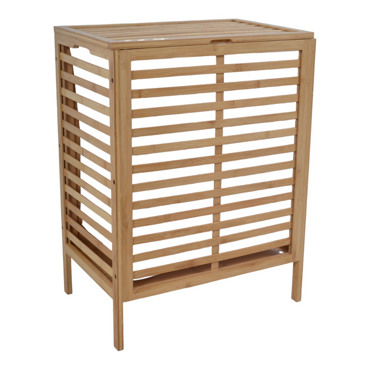 Ankor Καλάθι Απλύτων Μπαμπού με 2 Υφασμάτινες Θήκες 53x35x71cm (824540)