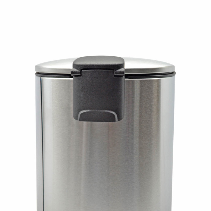 Ankor Kalathi Baniou 5Lt Inox Mat Tetragno Soft Close 25.2x20x27cm (824724)