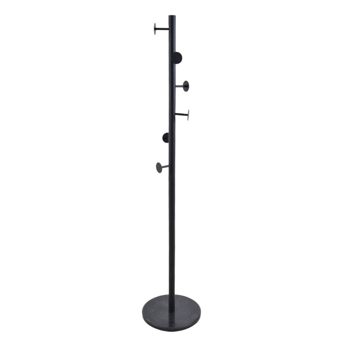 Ankor Kalogros Metallikos Mavros Mat me Marmarini Basi 181cm (832439)
