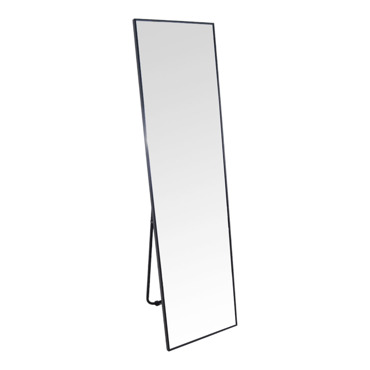 Ankor Καθρέφτης Δαπέδου/Τοίχου από Κράμα Αλουμίνιου Μαύρος 40x150cm (836499)