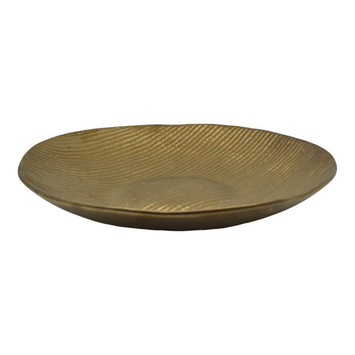 Ankor Piatela Keramiki me Anagufi ufi Bronze-Xrusi 35x35x6.2cm (840441)