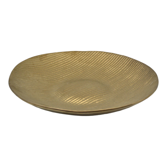 Ankor Piatela Keramiki me Anagufi ufi Bronze-Xrusi 35x35x6.2cm (840441)