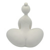 Ankor Diakosmitiko Keramiko Gynaikeia Figura Lefko Mat 21.6x12.3x24cm (842964)