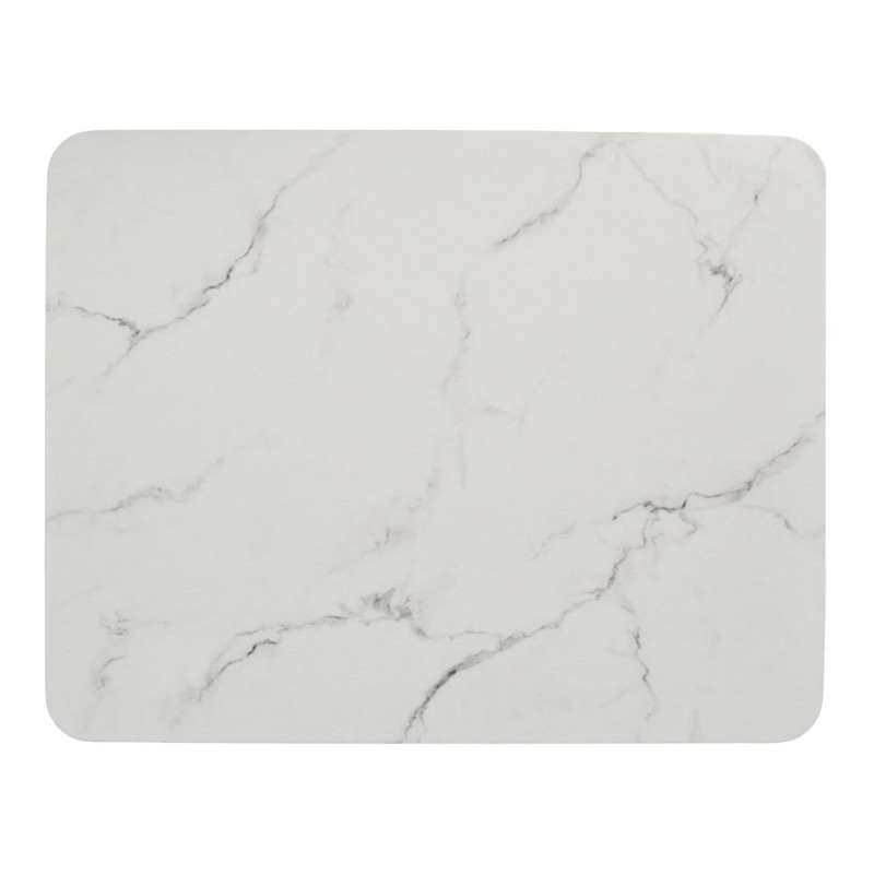 Ankor Πατακι από Διατομίτη Λευκό με Σχέδιο Εφέ Μαρμάρου