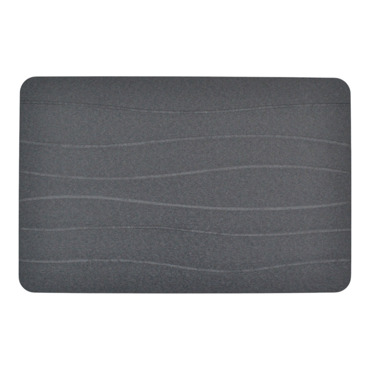 Ankor Πατακι από Διατομίτη Γκρι με Ανάγλυφες Γραμμές 39x60cm (847457)