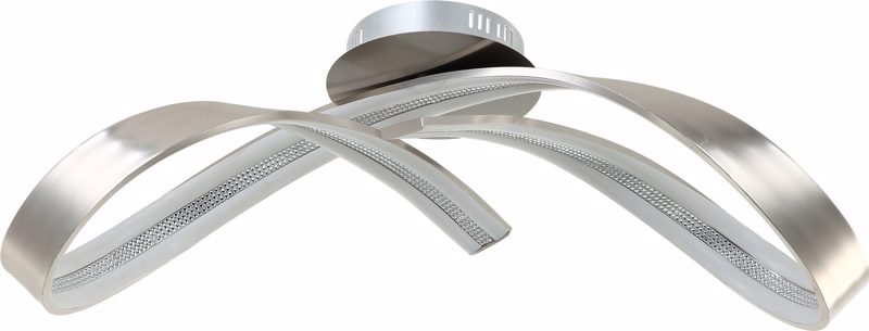 ArLight CCC 695 SL Φωτιστικό Οροφής Φιόγκος Ασημί LED Φ