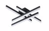 ArLight CCC 693-1 BK Fotistiko Orofis Mavro me LED Fusiko Lefko 60x50x12cm 0064177