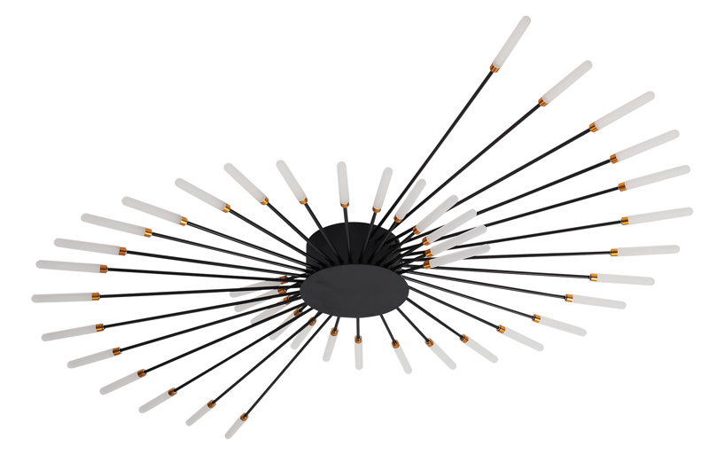 Φωτιστικά agiovlasitishome - ΣΗΜΑΝΤΙΚΟ: Σε περίπτωση διαφοράς τιμής από το κατάστημα ισχύει παντα και μόνο η τιμή του καταστήματος ArLight CCC 710-42 Φωτιστικό Οροφής Σαλιγκάρι Μαύρο LED