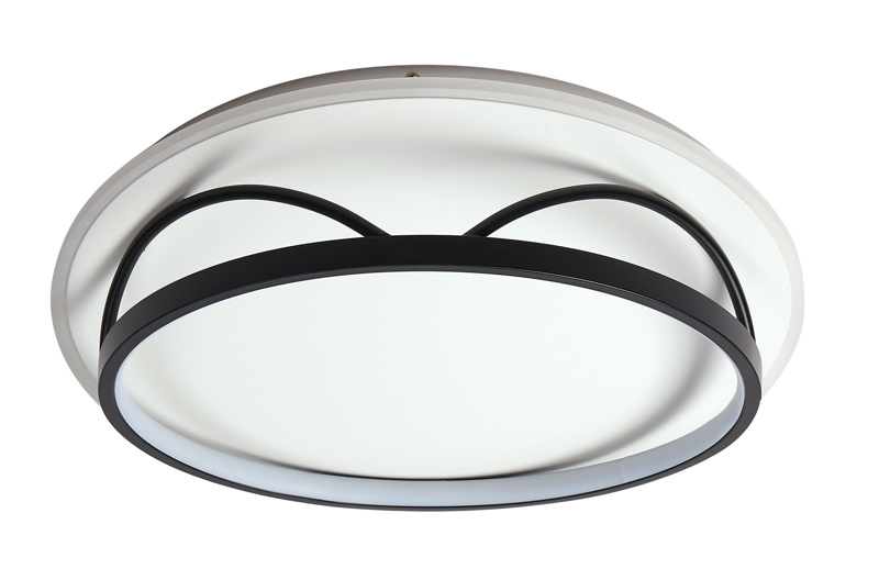 ARlight - ΣΗΜΑΝΤΙΚΟ: Σε περίπτωση διαφοράς τιμής από το κατάστημα ισχύει παντα και μόνο η τιμή του καταστήματος ArLight CCC 711 Πλαφονιέρα Οροφής Μαύρη/Λευκή με LED Θε