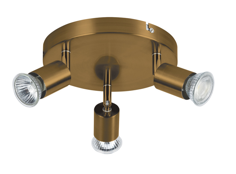 ArLight CCC 5215-3 ΑΒ Σπότ Οροφής Τρίφωτο Οξυντέ GU10 Φ