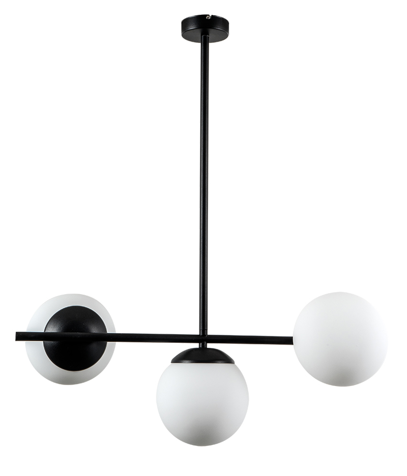 ArLight PDA 340-3 Φωτιστικό Οροφής Σωλήνες Μαύροι με Οπ