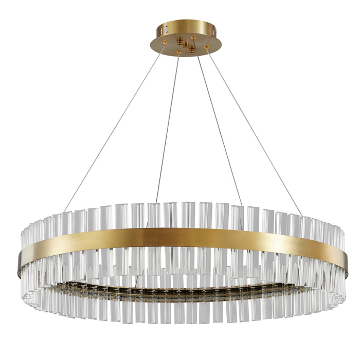 ArLight Kremasto Fotistiko Orofis PDC 707-80 Krustallino me LED Fusiko Lefko Fotismo F80x100cm 0104507