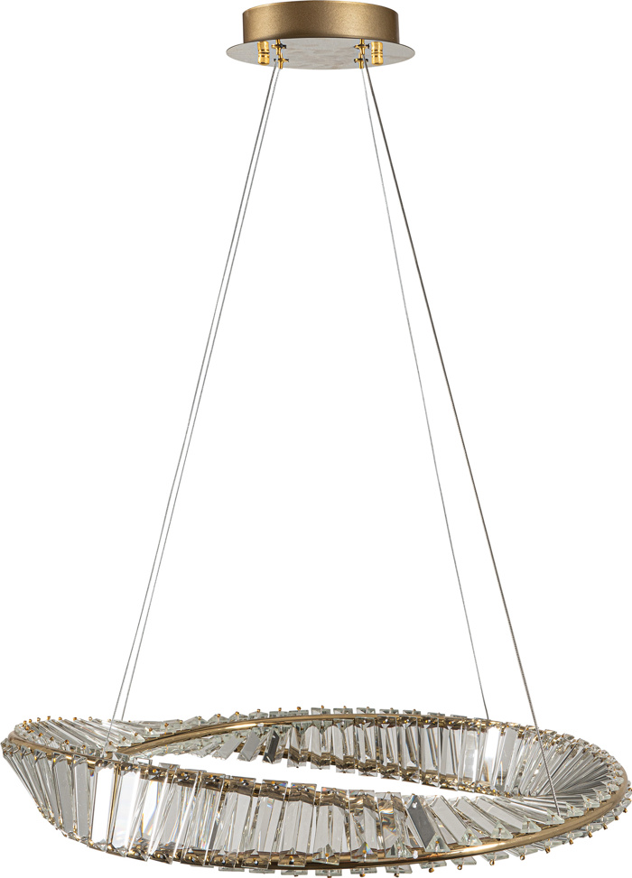 ArLight PDC 701-1 Kremasto Fotistiko Orofis Kumatistos Kuklos Xrusos LED Fusiko Lefko F40x100cm 0104512