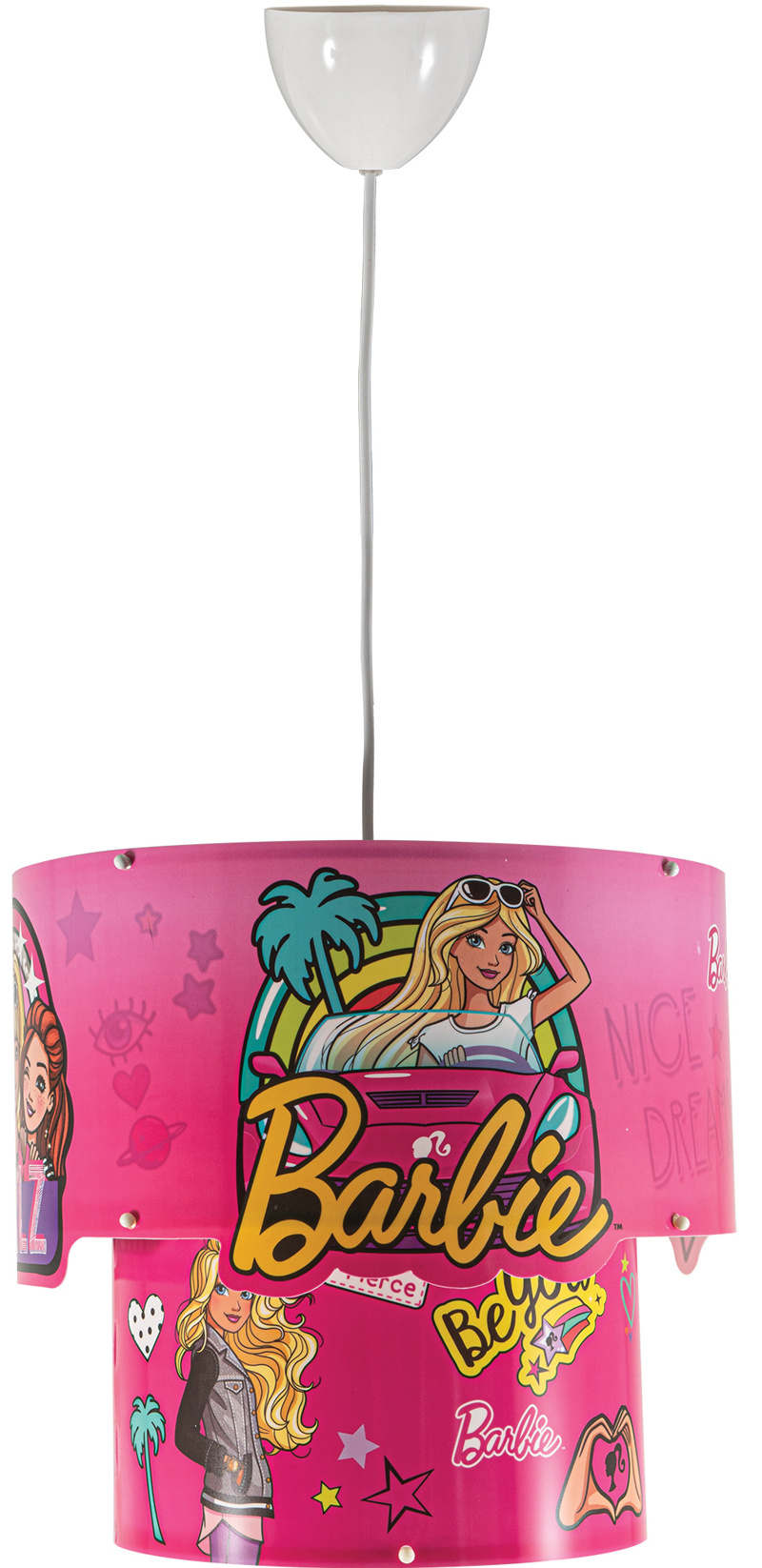 Φωτιστικά agiovlasitishome - ΣΗΜΑΝΤΙΚΟ: Σε περίπτωση διαφοράς τιμής από το κατάστημα ισχύει παντα και μόνο η τιμή του καταστήματος ArLight PDT 4352 B Παιδικό Φωτιστικό Οροφής BARBIE Μονό