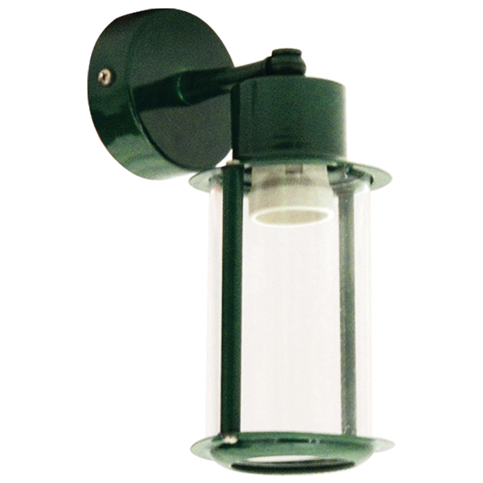 ArLight Aplika Exoterikou Xorou WLA 916 GN Monofoti Alouminiou Prasini E27 F10x14x25cm 0144156