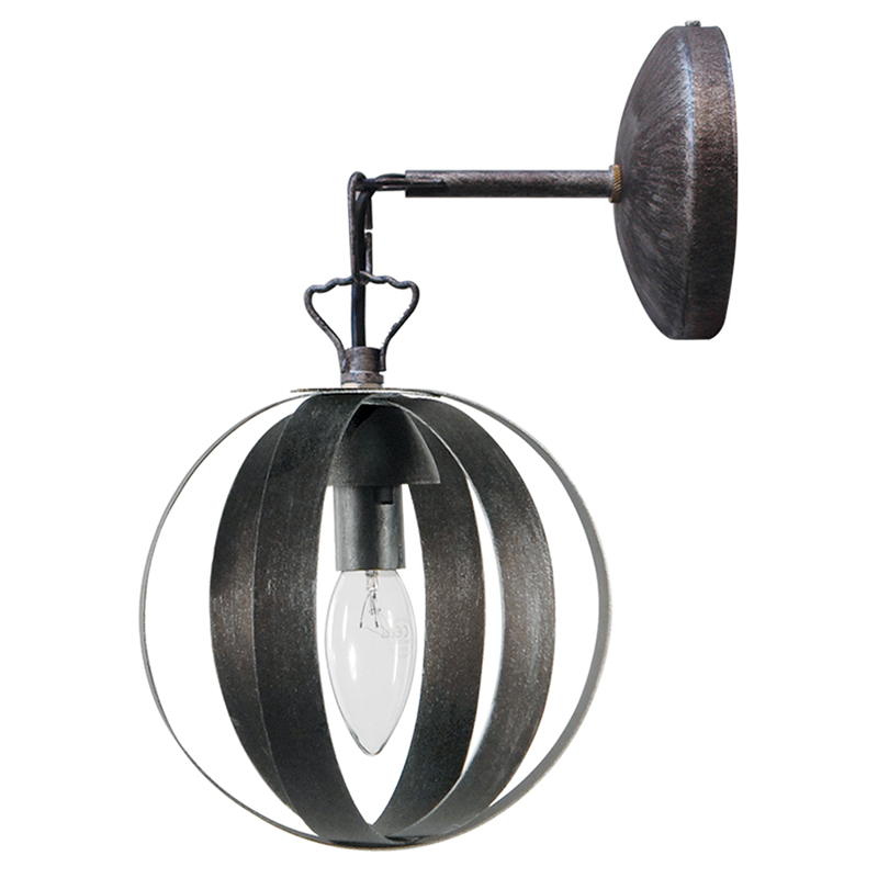 ArLight WLA 217 A Απλίκα Τοίχου Μονόφωτη Μεταλλική Ε14 Φ20x30cm 0148129