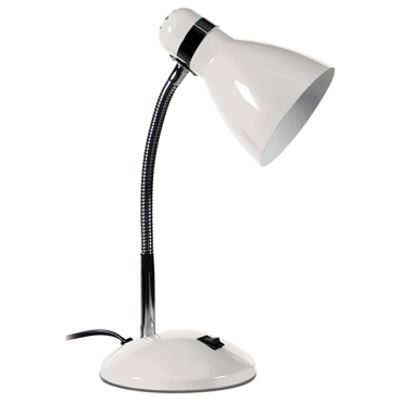 ArLight TLC 714 WH Φωτιστικό Γραφείου Μονόφωτο Λευκό Ε27 Φ15x39cm 0154081