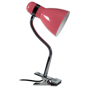 ArLight TLC 724 PK Φωτιστικό Γραφείου Μονόφωτο Ροζ Σπιράλ με Μανταλάκι Ε27 11x15.5x36cm 0154086