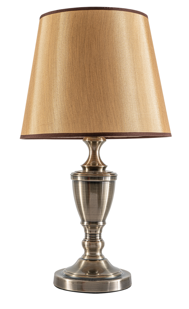 ARlight - ΣΗΜΑΝΤΙΚΟ: Σε περίπτωση διαφοράς τιμής από το κατάστημα ισχύει παντα και μόνο η τιμή του καταστήματος ArLight TLC 6840 AB Επιτραπέζιο Φωτιστικό Κλασσικό Μετα