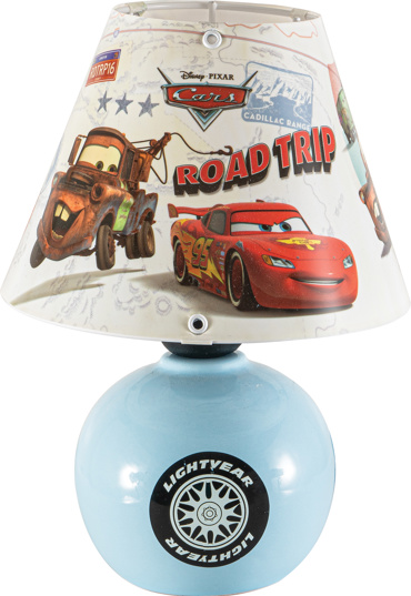 ArLight TLT 6006 C Παιδικό Πορτατίφ CARS Μονόφωτο Κεραμικό Ε27 Φ19x28cm 0273081
