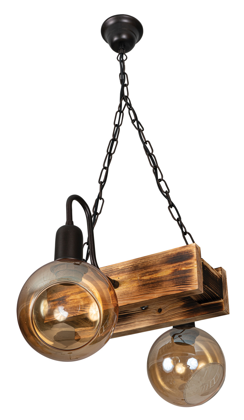 Φωτιστικά agiovlasitishome - ΣΗΜΑΝΤΙΚΟ: Σε περίπτωση διαφοράς τιμής από το κατάστημα ισχύει παντα και μόνο η τιμή του καταστήματος ArLight PDA 296-2 Ξύλινη Ράγα με 2 Μπράτσα Δίφωτη με Με