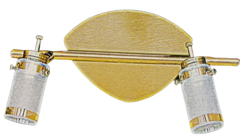 ARlight - ΣΗΜΑΝΤΙΚΟ: Σε περίπτωση διαφοράς τιμής από το κατάστημα ισχύει παντα και μόνο η τιμή του καταστήματος ArLight Απλίκα Ράγα GP 20 G Δίφωτη Χρυσή G9 30x12.5cm 0