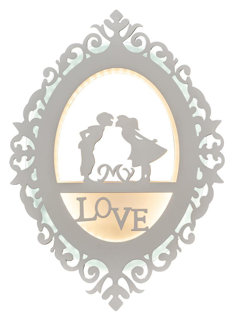 ArLight Απλίκα Τοίχου WLC 163 WH Δίφωτη Λευκή με LED Φω